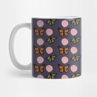 Purple Monarch Butterfly Pattern by Courtney Graben Mug